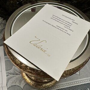 Valerie Parr Hill gold illuminated candle pedestals (set of 2)